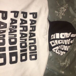Forever 21 Mens (“Paranoid” Ninja Graphic Hoodie)